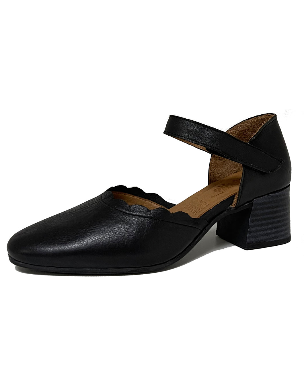 CABELLO SAFRAN CLOSED TOE HEEL - BLACK