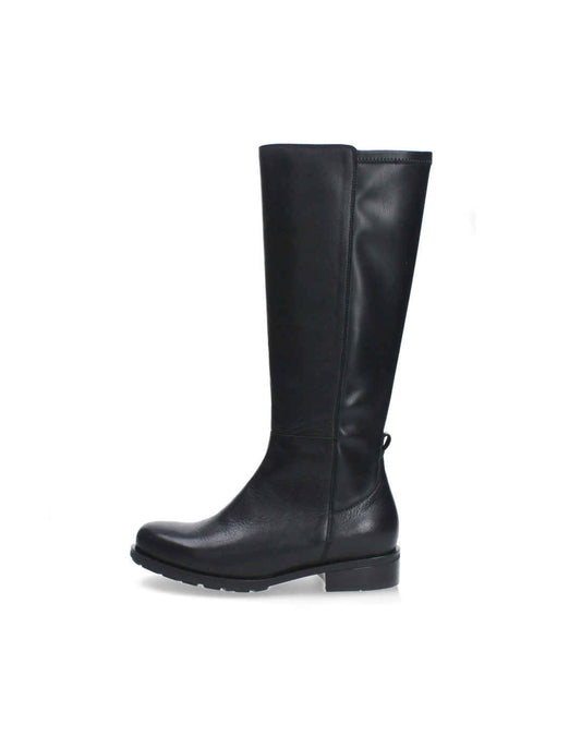 Wolky HAMPTON Knee High Tall Boot - Black Leather