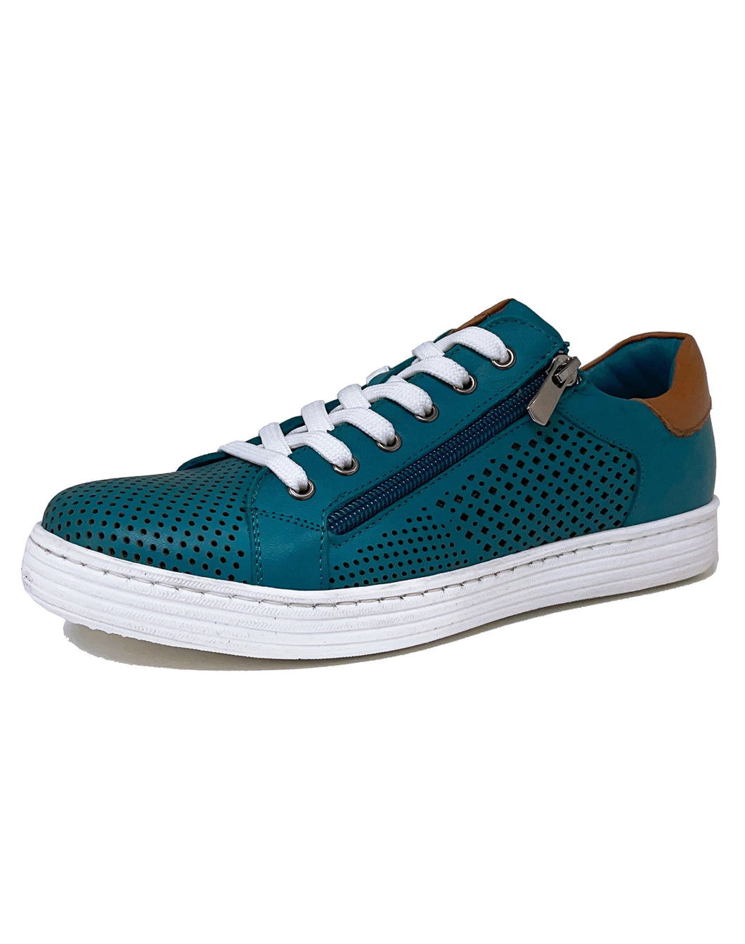 CABELLO UNIVERSE PERFORATED SHOE- PETROL