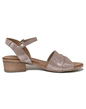 Load image into Gallery viewer, CABELLO YENICE CRINKLE STRAP SANDAL - TAUPE SHIMMER