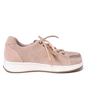 Load image into Gallery viewer, PURE COMFORT ZIPPY ZIP LACE SHOE - BLUSH SUEDE