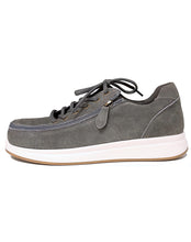 Load image into Gallery viewer, PURE COMFORT ZIPPY ZIP LACE SHOE  - CHARCOAL GREY SUEDE