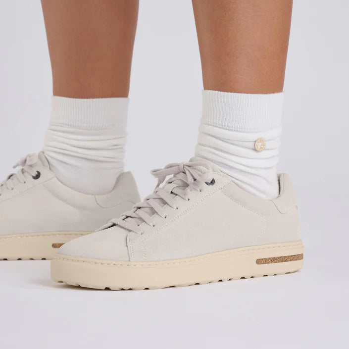 Birkenstock BEND Suede Sneaker Regular - Antique White