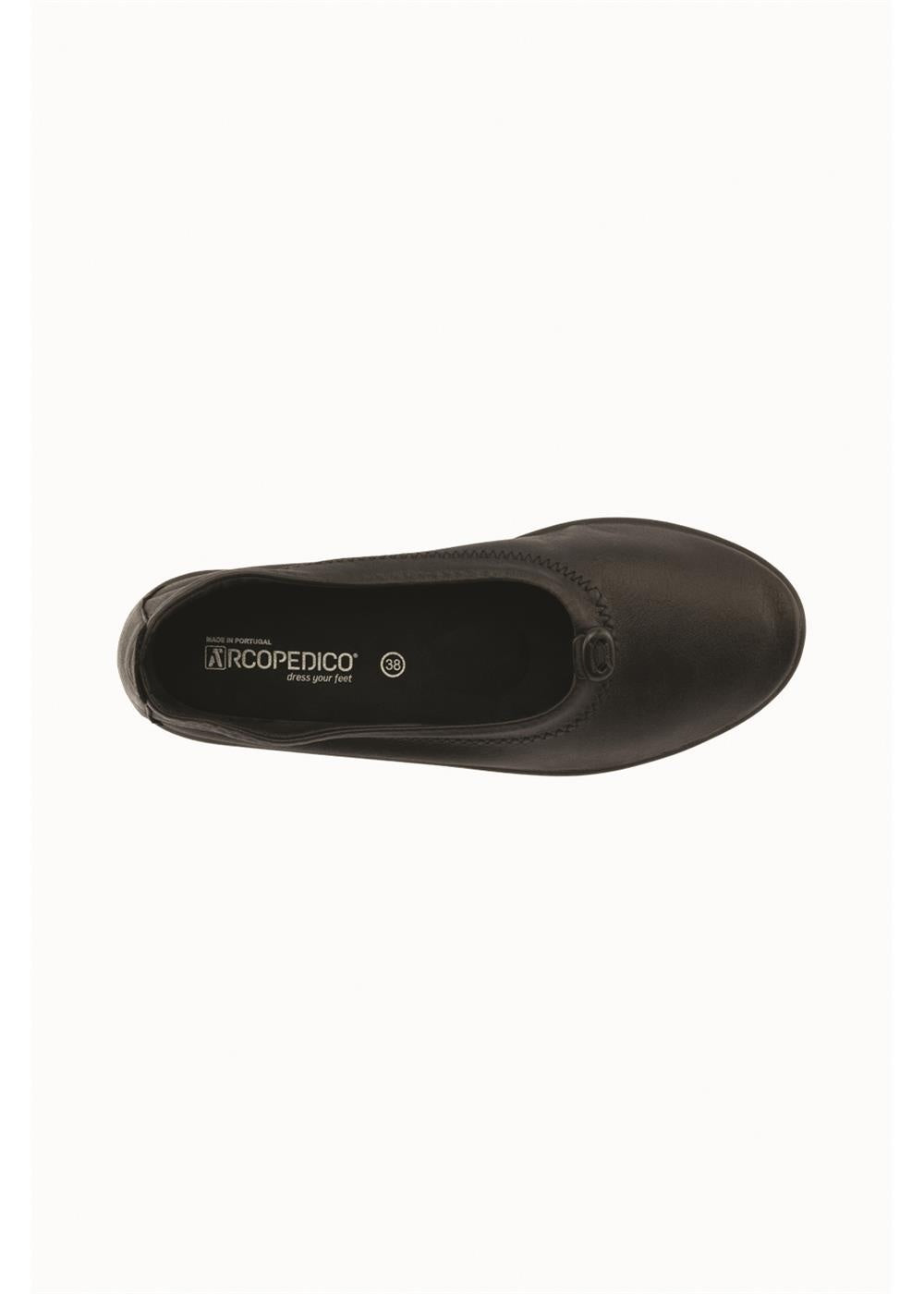Arcopedico CABRERA Slip-On Ballet Flat - Black