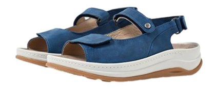 Wolky ADURA Velcro Sandal - Atlantic Blue