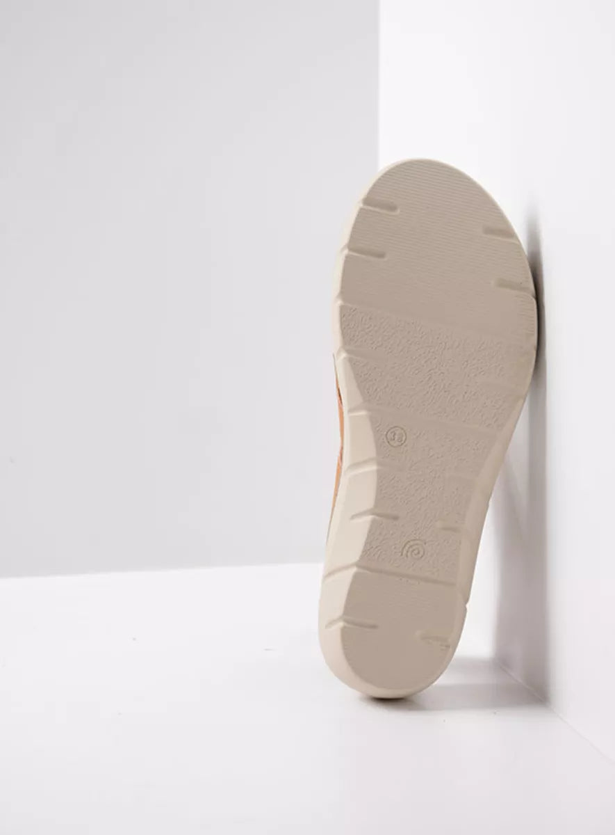 Wolky IKARIA BioCare Vegan Leather Sandal - Tiza Tan