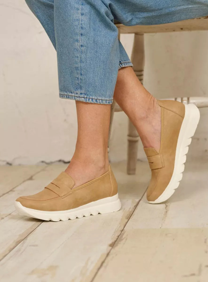 SNOAFER SLIPON LOAFER WOLKY S26 - SAND