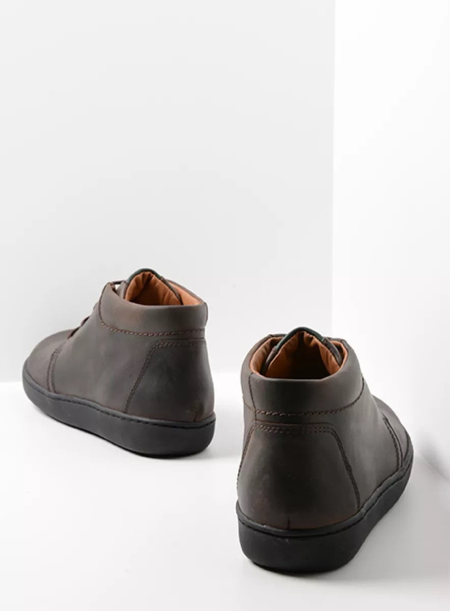 Wolky KANSAS Men's Ankle Boot - Brown Leather