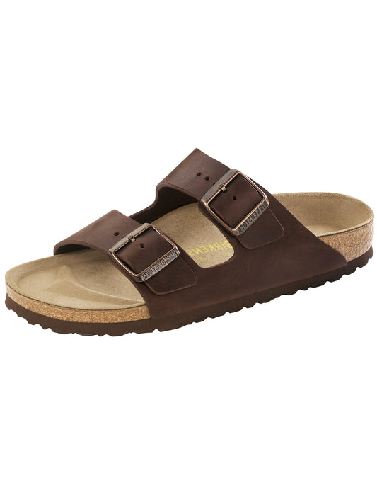 BIRKENSTOCK ARIZONA HABANA OILED LEATHER SANDAL NARROW