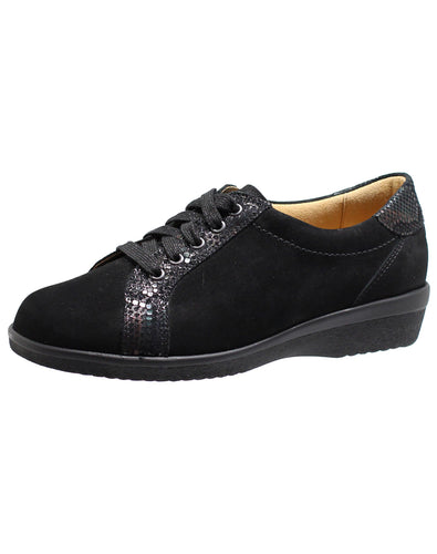 GANTER 204752 LACE SHOE BLACK MULTI