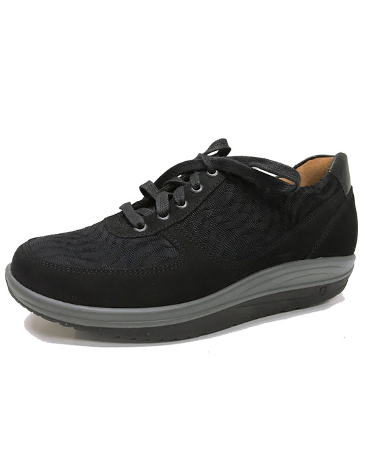 GANTER 208735 GISA LACE SHOE 3-9.5H - BLACK