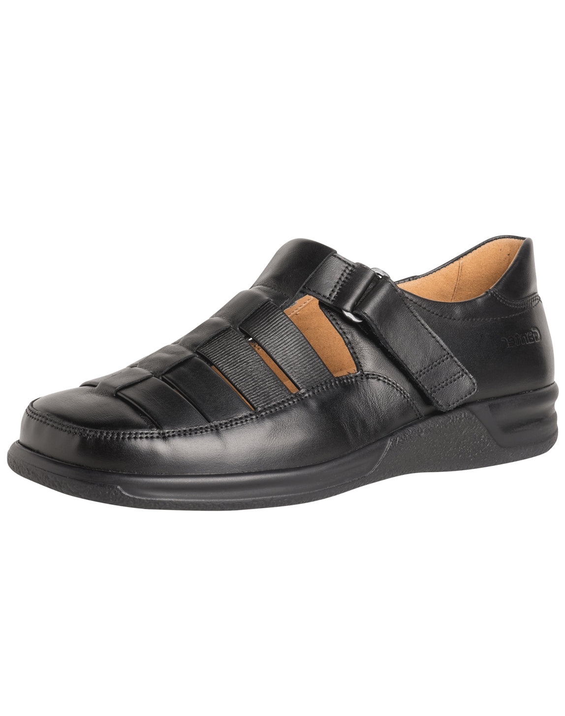 Ganter KURT Men's Cutout Shoe - Schwarz (Black)