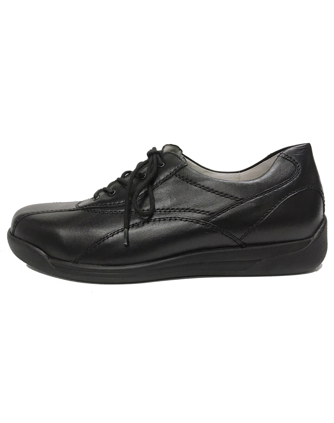 WALDLAUFER 481000 HILLI 15 LACE SHOE 4-9H - MEMPHIS SCHWARZ