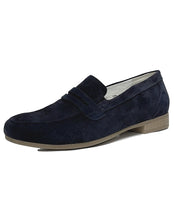 Load image into Gallery viewer, WALDLAUFER 782501 H-ULLA LOAFERS - DEEP BLUE VELOUR