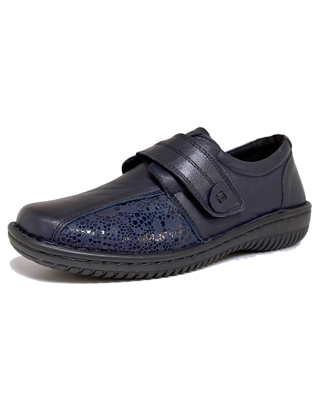 CABELLO CP34518 STRETCHED SIDED VELC SHOE - NAVY