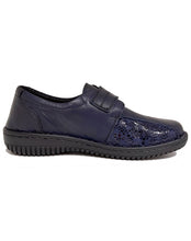 Load image into Gallery viewer, CABELLO CP34518 STRETCHED SIDED VELC SHOE - NAVY