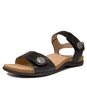 Load image into Gallery viewer, TAOS PIONEER DOUBLE VELCRO SANDAL - BLACK