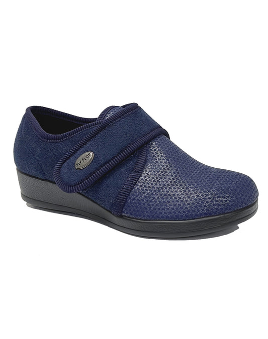 FLYFLOT Q3886 VELCRO SHOE 35-42 - BLUE