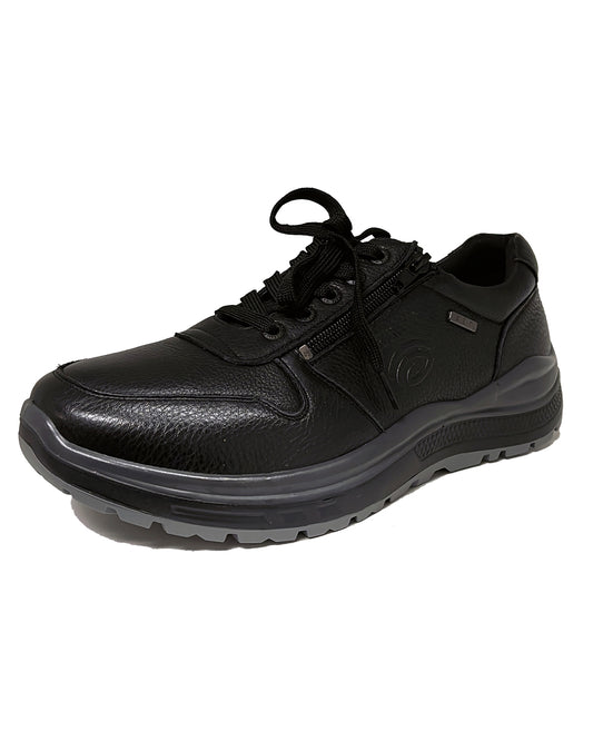 G COMFORT R-1282 MENS GORETEX LACE SHOE - BLACK NAPPA